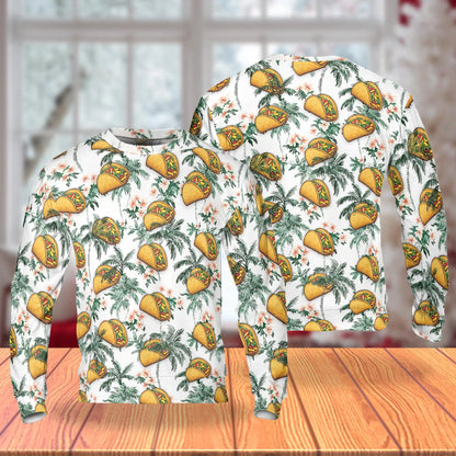 Taco Tropical Vintage Sweatshirt – Tropical Vintage 3D All Over Print Design