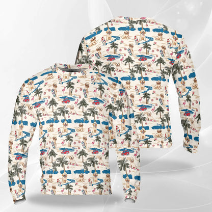 Goldendoodle Sweatshirt – Colorful Graphic 3D All Over Print Design
