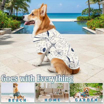 Math Teacher Matching Dog Owner Hawaiian Shirts, Funny Pet Aloha Shirt for Beach Vacation - Azhawaiian