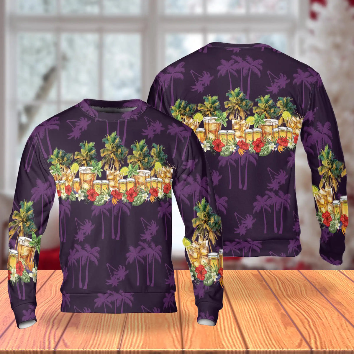 Tequila Summer Sweatshirt – Tropical 3D All Over Print Design