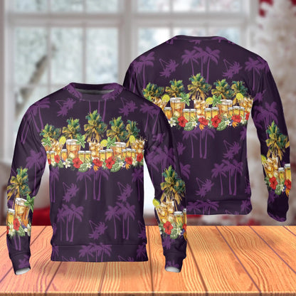 Tequila Summer Sweatshirt – Tropical 3D All Over Print Design