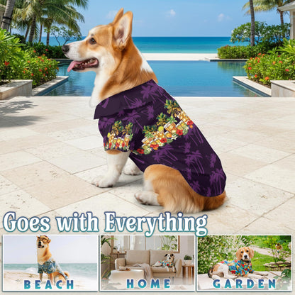 Tequila Matching Dog Owner Hawaiian Shirts, Funny Pet Aloha Shirt for Beach Vacation - Azhawaiian