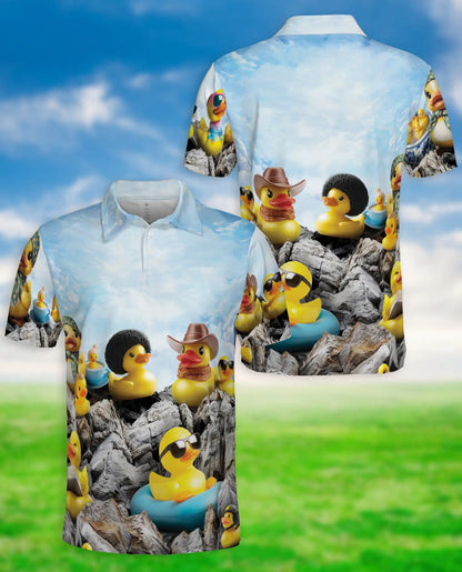 Funny Rubber Duck Polo Shirt | Azhawaiian