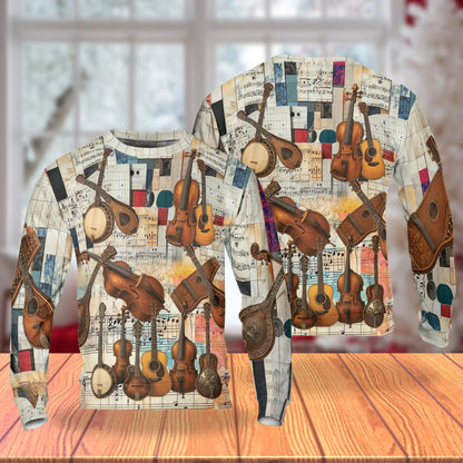 Bluegrass Music Vintage Sweatshirt – Vintage 3D All Over Print Design