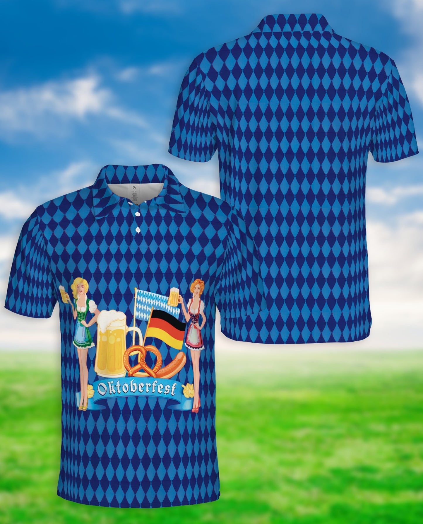 Oktoberfest Beer Celebration Polo Shirt | Azhawaiian