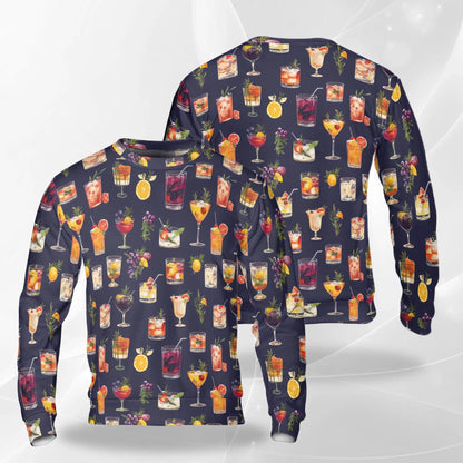 Summer Cocktails Sweatshirt – Tropical 3D All Over Print Design