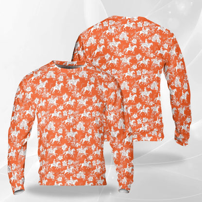 Saddle Bronc Rodeo Sweatshirt – Tropical 3D All Over Print Design