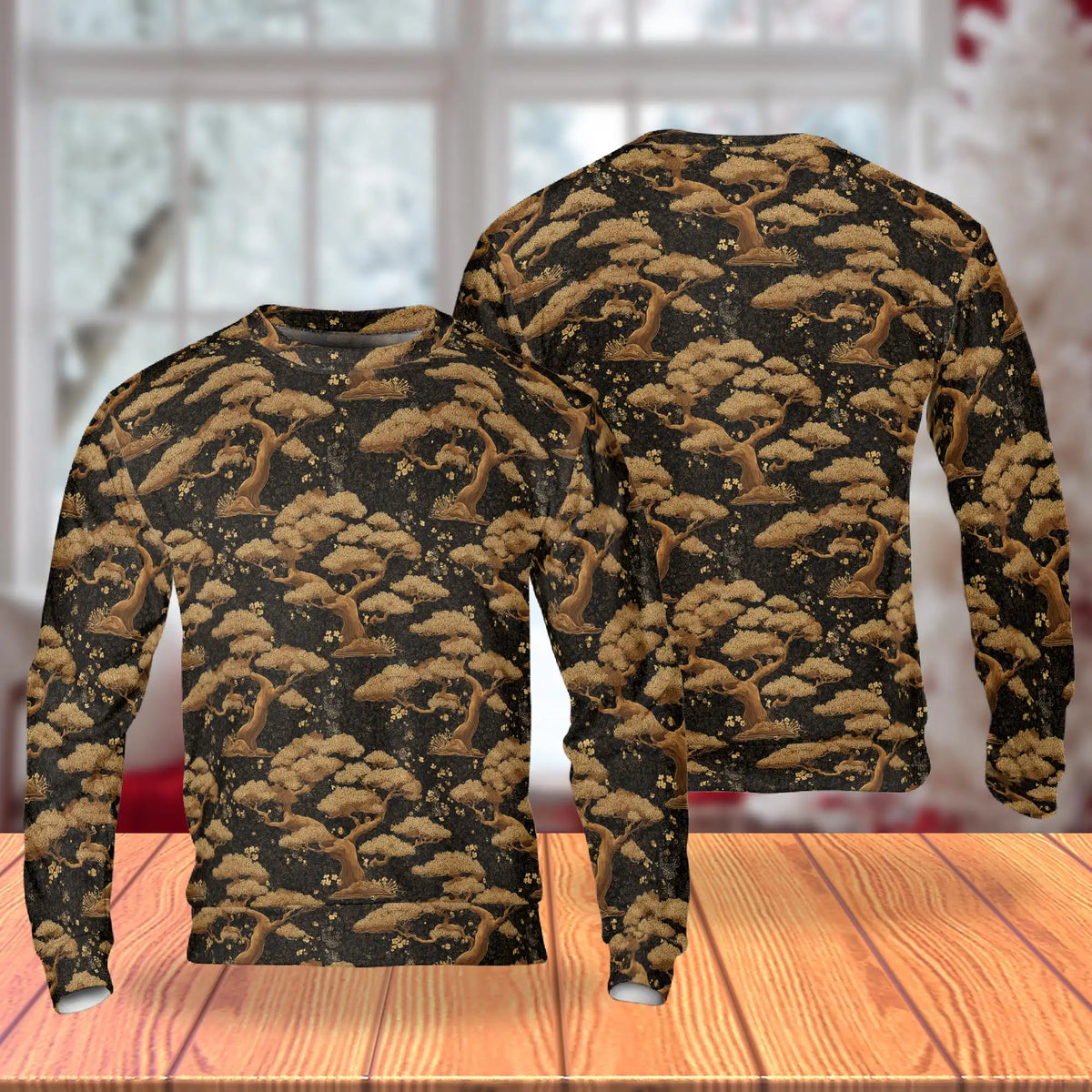 Pine Tree Pattern Sweatshirt – Colorful Graphic 3D All Over Print Design