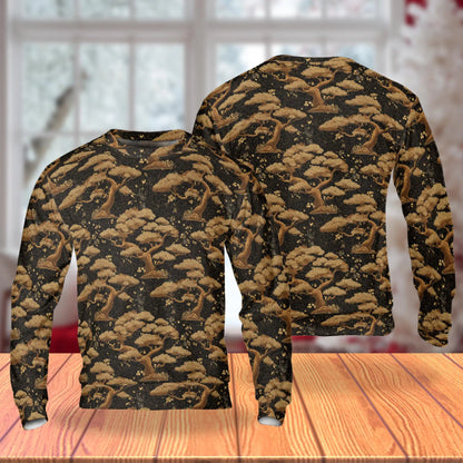Pine Tree Pattern Sweatshirt – Colorful Graphic 3D All Over Print Design