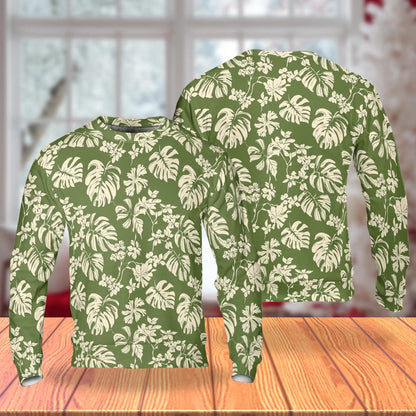 Tiare Garden Sweatshirt – Tropical 3D All Over Print Design