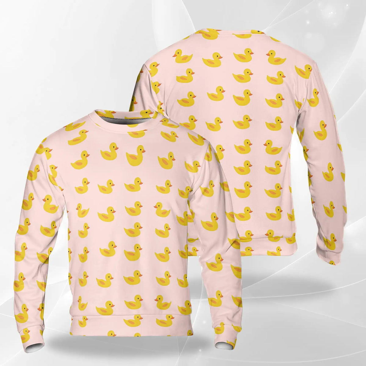 Duck Sweatshirt – Colorful Graphic 3D All Over Print Design