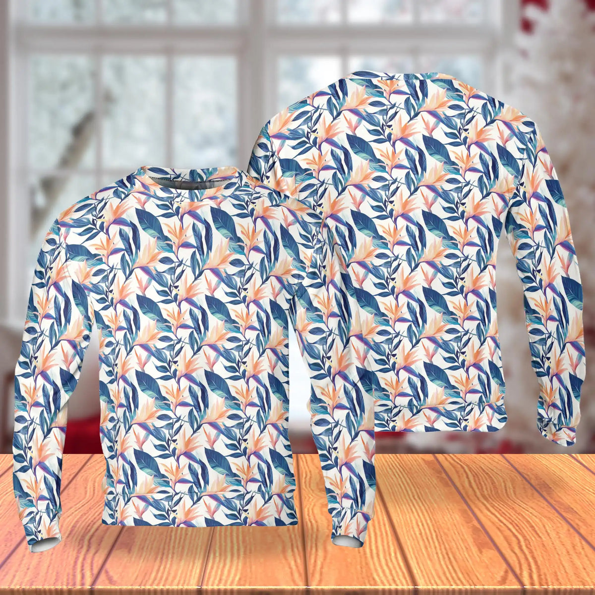 Tropical Strelitzia Sweatshirt – Tropical 3D All Over Print Design