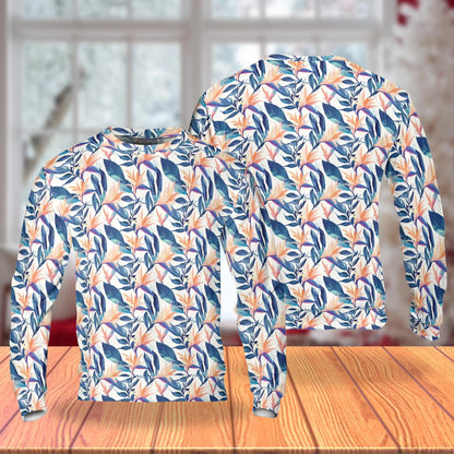 Tropical Strelitzia Sweatshirt – Tropical 3D All Over Print Design