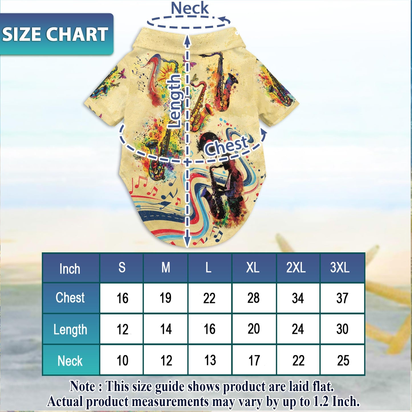 Saxophone Matching Dog Owner Hawaiian Shirts, Funny Pet Aloha Shirt for Beach Vacation - Azhawaiian