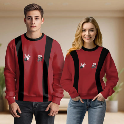 Bowling Who Gives A Split Sweatshirt – Colorful Graphic 3D All Over Print Design