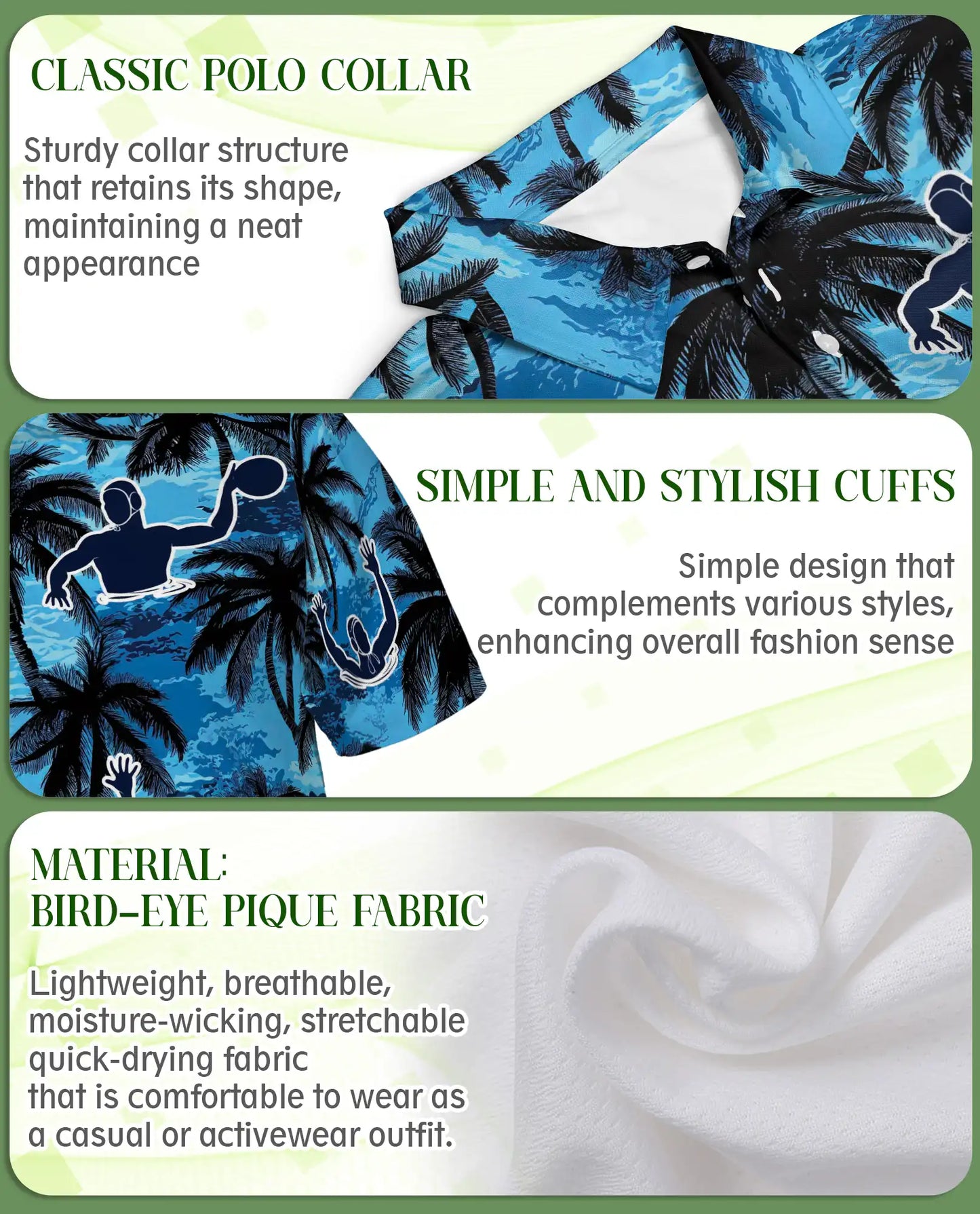 Pickleball Hawaiian Polo Shirt - Tropical Paddle Sport Style | Azhawaiian