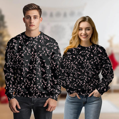 Cherry Blossom Sweatshirt – Colorful Graphic 3D All Over Print Design