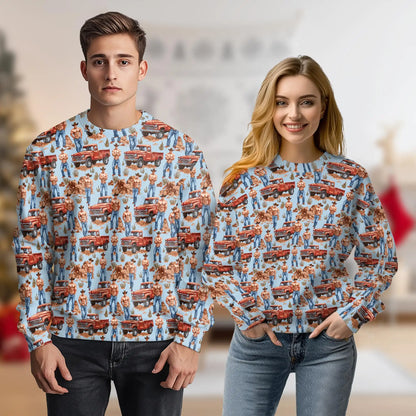Vintage Cowboy Sweatshirt – Vintage 3D All Over Print Design