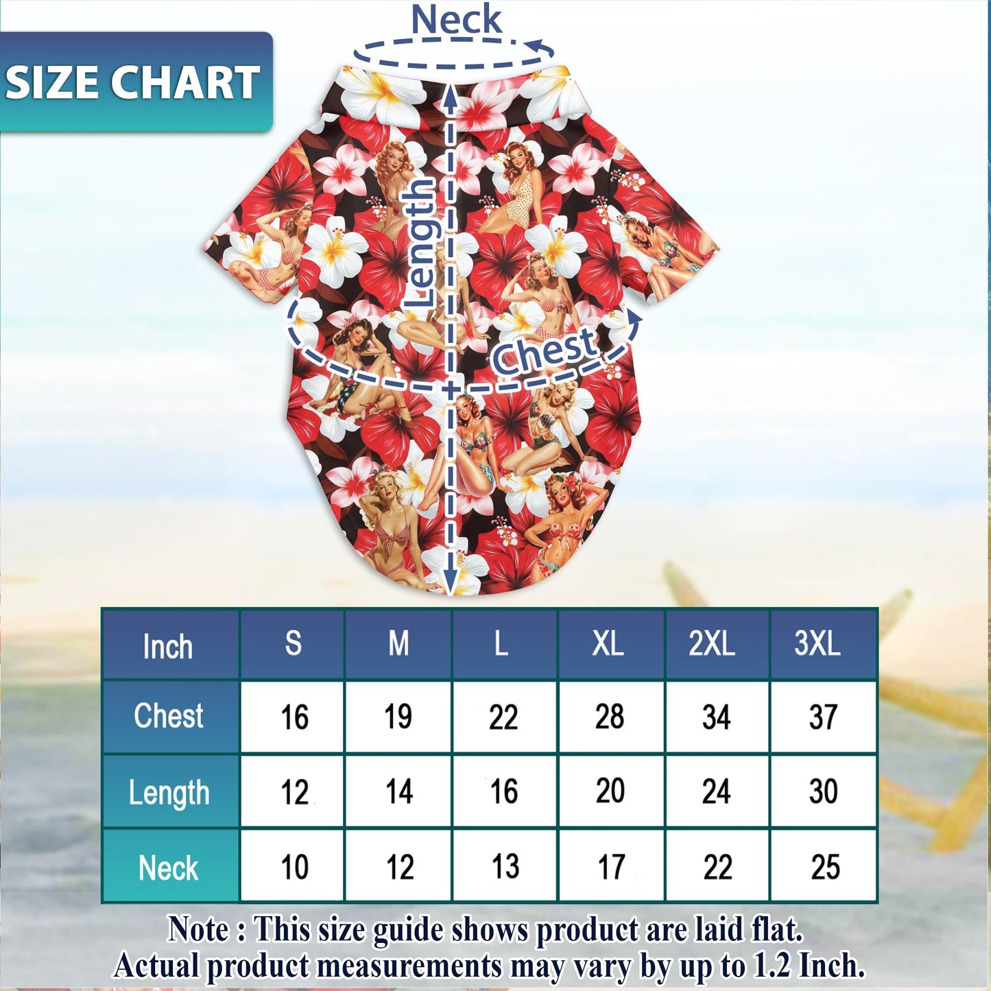 Pinup Girls Retro Matching Dog Owner Hawaiian Shirts, Funny Pet Aloha Shirt for Beach Vacation - Azhawaiian