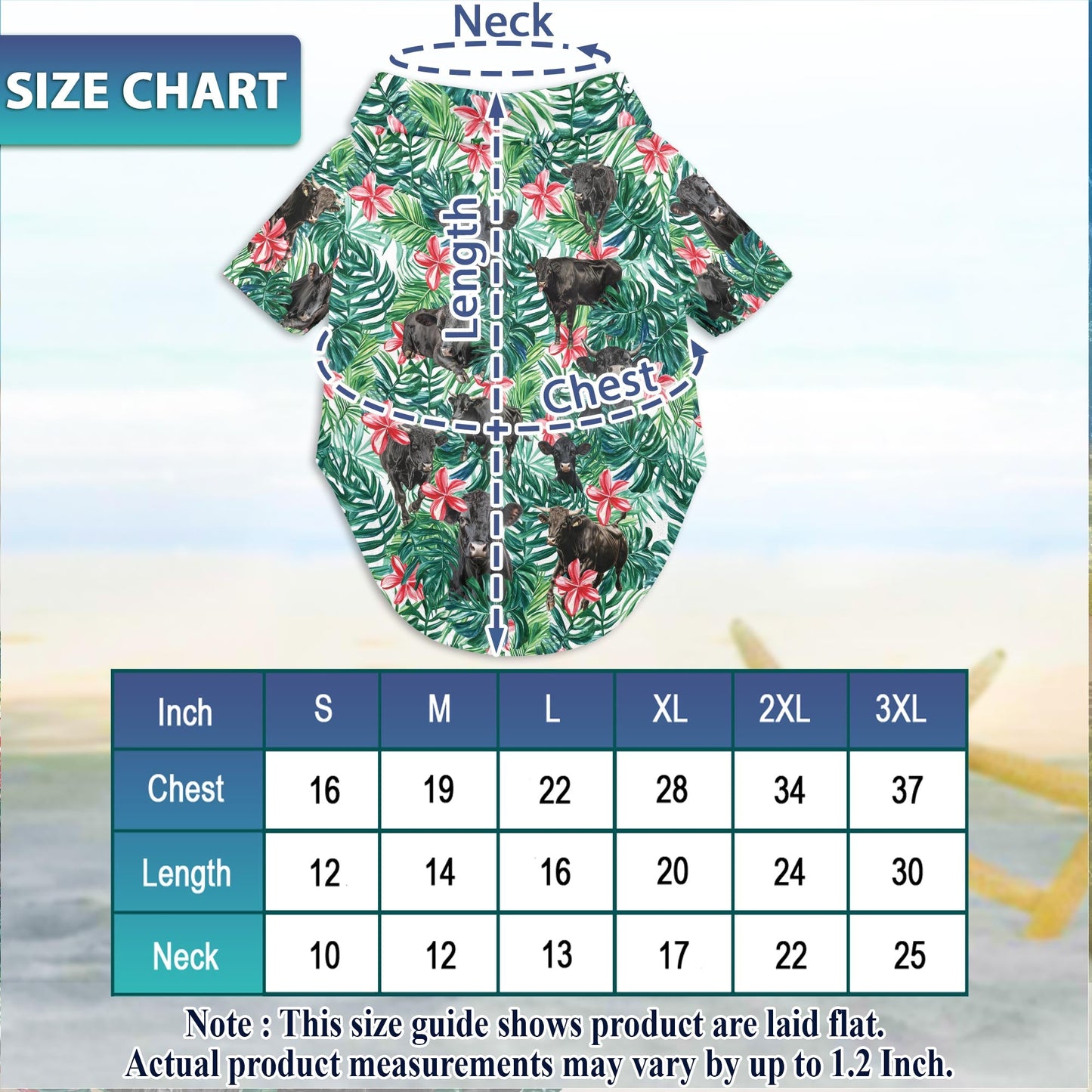Black Angus Cattle Matching Dog Owner Hawaiian Shirts, Funny Pet Aloha Shirt for Beach Vacation - Azhawaiian