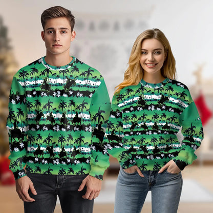 Bull Riding Sweatshirt – Colorful Graphic 3D All Over Print Design