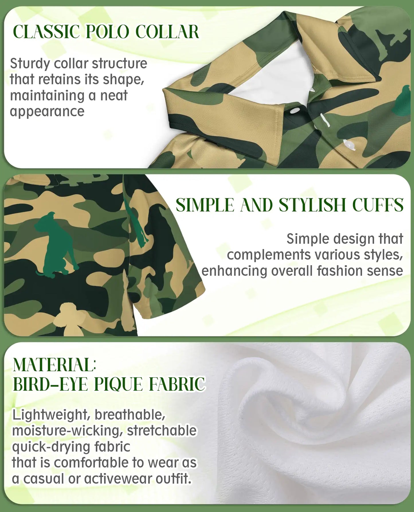 Dog Camo Polo Shirt | Azhawaiian
