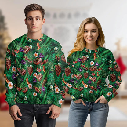 BBQ Lovers Sweatshirt – Colorful Graphic 3D All Over Print Design