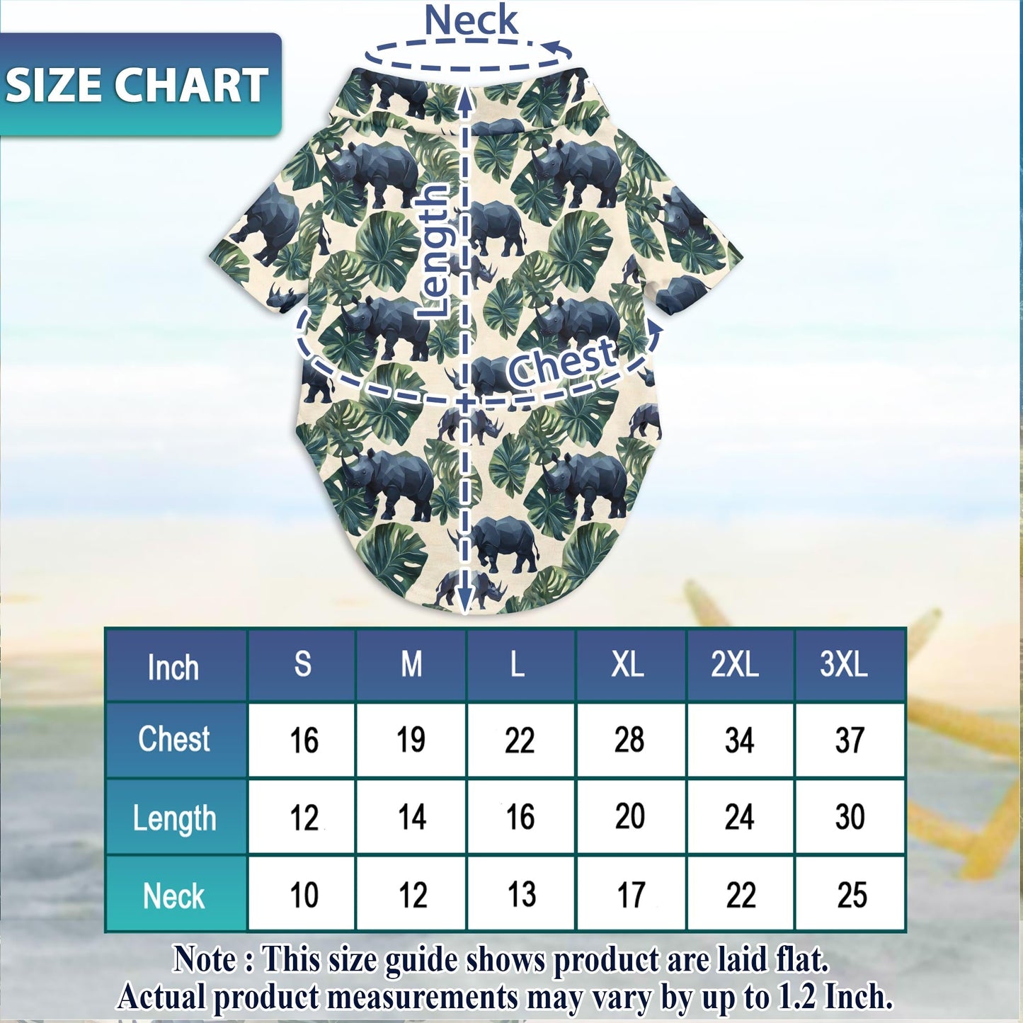 Amazing Rhino Matching Dog Owner Hawaiian Shirts, Funny Pet Aloha Shirt for Beach Vacation - Azhawaiian