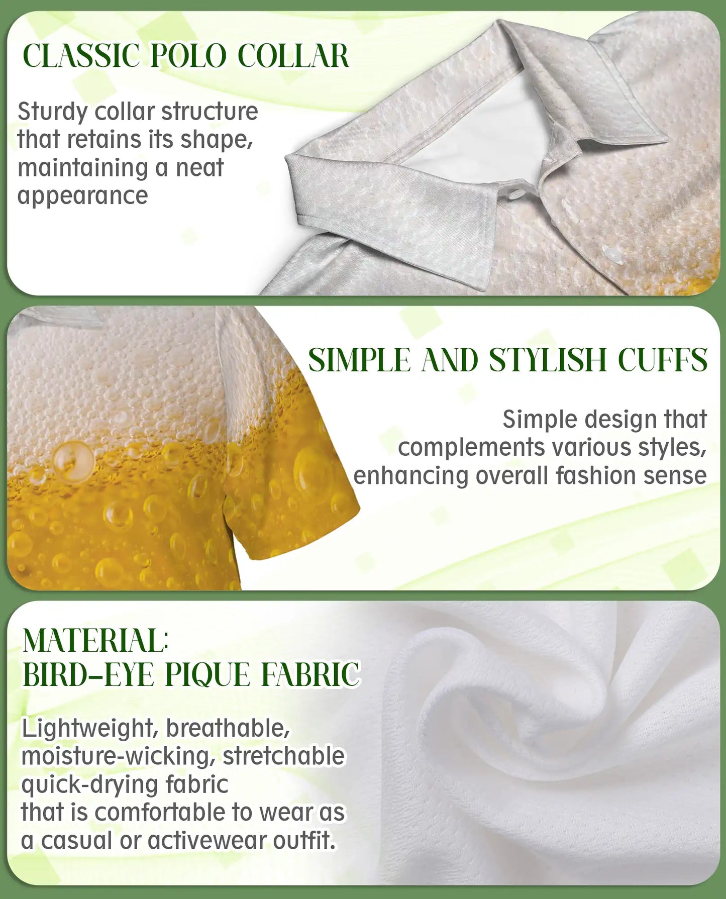 Beer Lovers Polo Shirt - Fresh Brew Party Style | Azhawaiian