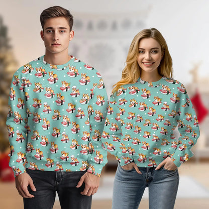 Sushi Corgi Sweatshirt – Colorful Graphic 3D All Over Print Design
