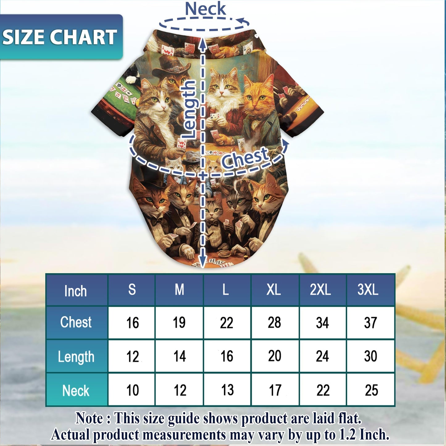 Cats Playing Poker Matching Dog Owner Hawaiian Shirts, Funny Pet Aloha Shirt for Beach Vacation - Azhawaiian