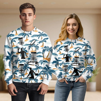 Tropical Disc Golf Sweatshirt – Tropical 3D All Over Print Design