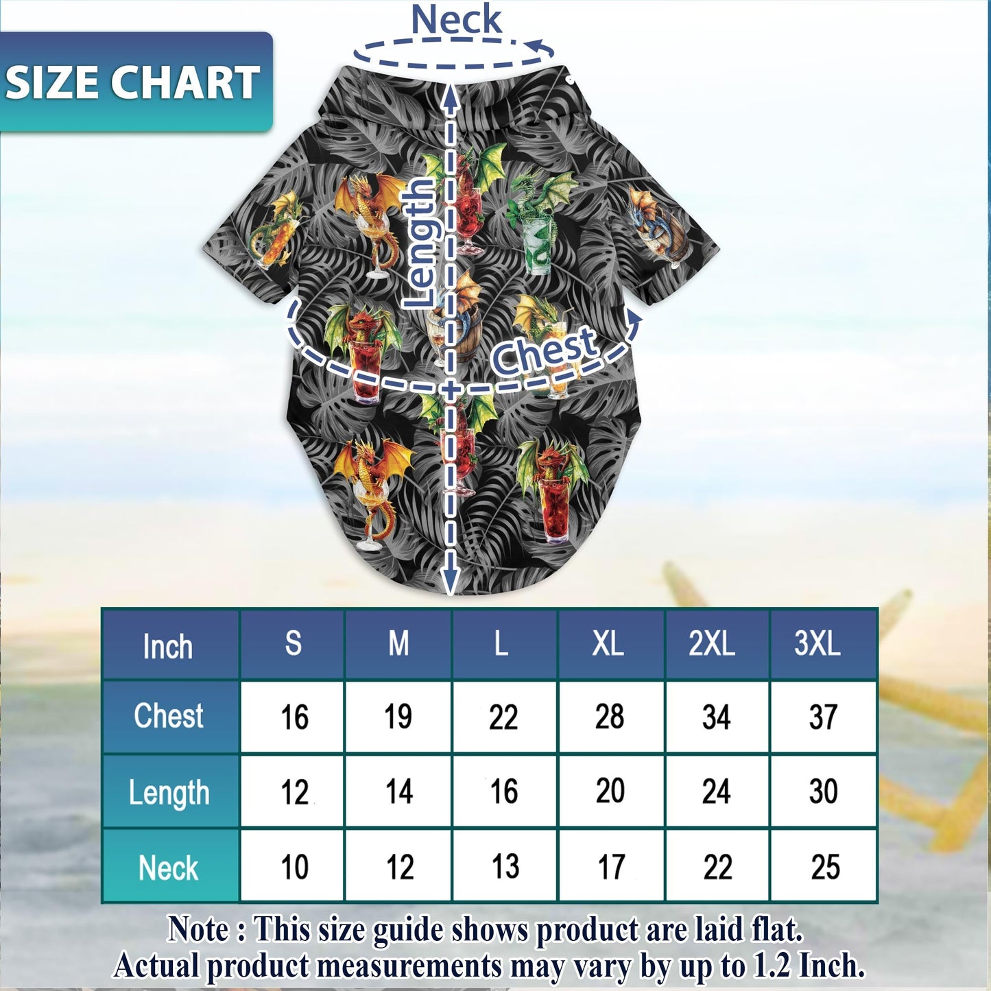 Dragon Cocktail Matching Dog Owner Hawaiian Shirts, Funny Pet Aloha Shirt for Beach Vacation - Azhawaiian