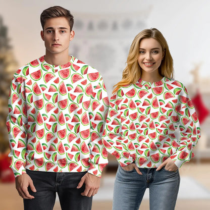 Watermelon Sweatshirt – Colorful Graphic 3D All Over Print Design