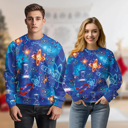 Physics Amazing Awesome Sweatshirt – Colorful Graphic 3D All Over Print Design