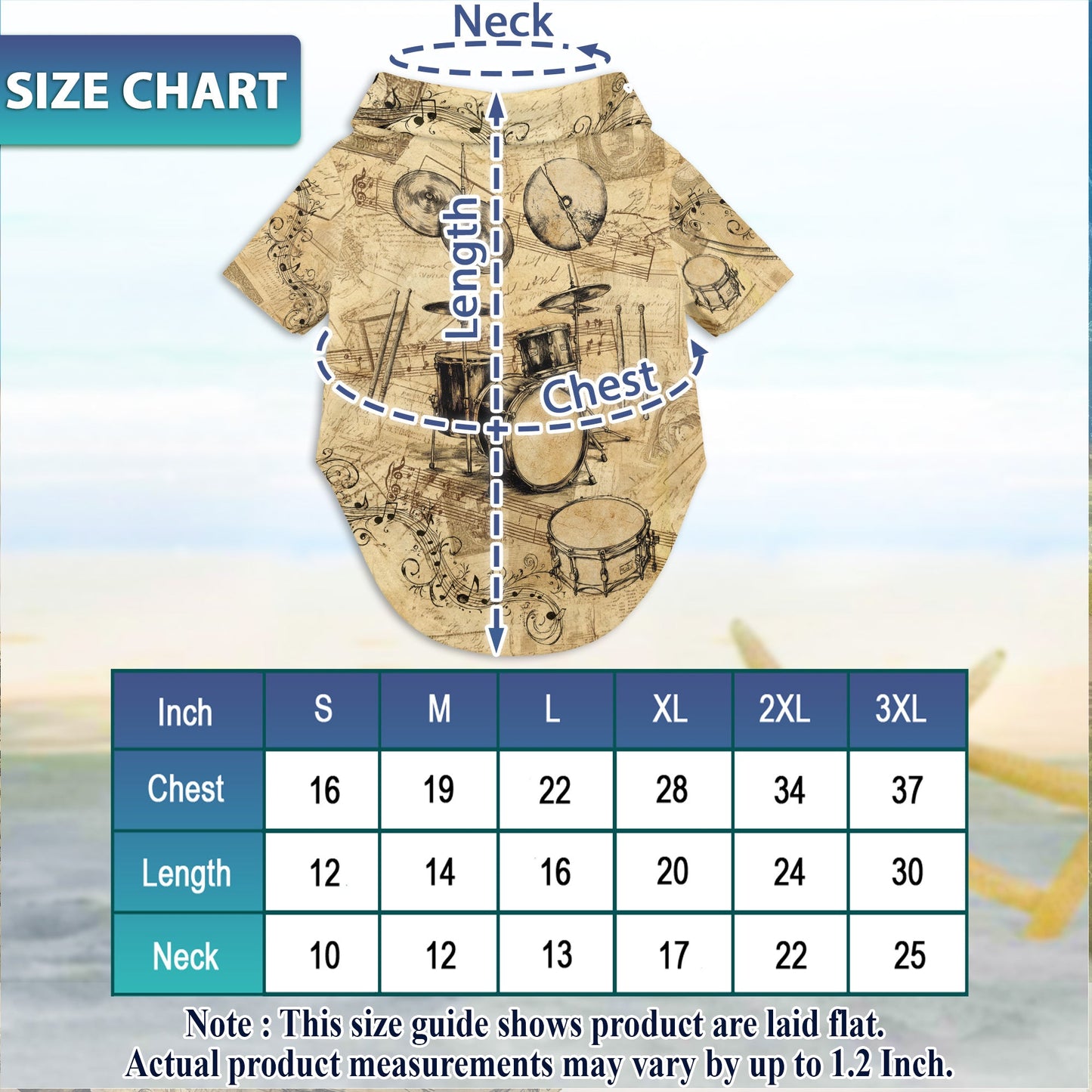 Drum Matching Dog Owner Hawaiian Shirts, Funny Pet Aloha Shirt for Beach Vacation - Azhawaiian
