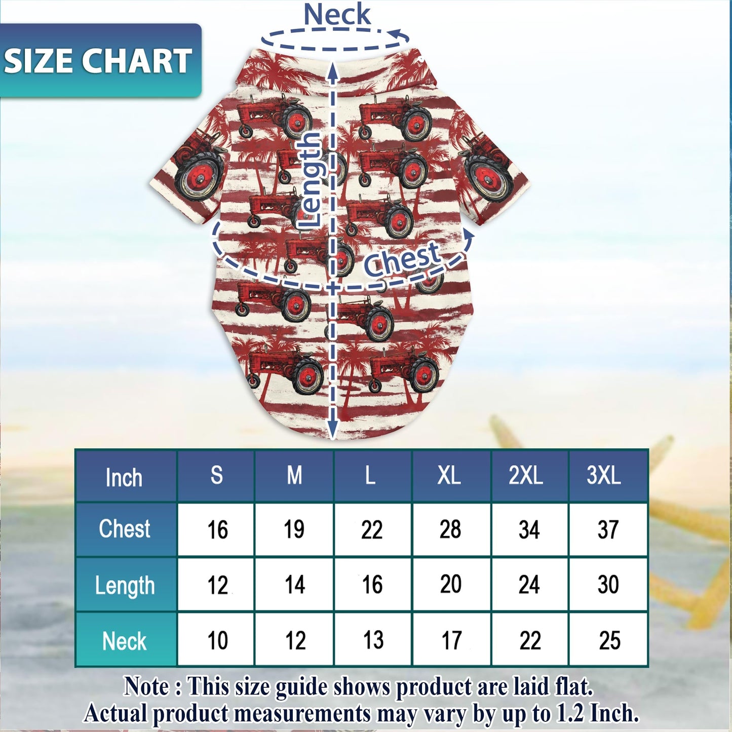 Vintage Tractor Matching Dog Owner Hawaiian Shirts, Funny Pet Aloha Shirt for Beach Vacation - Azhawaiian