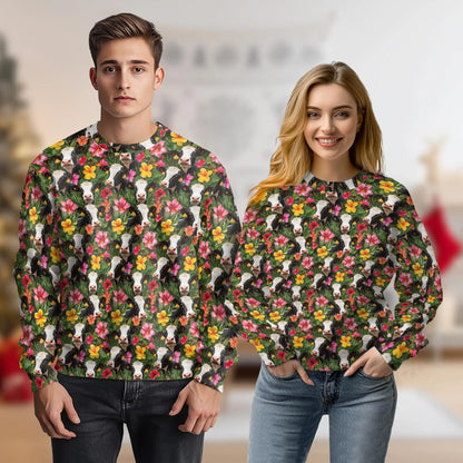 Tropical Holstein Cow Sweatshirt – Tropical 3D All Over Print Design