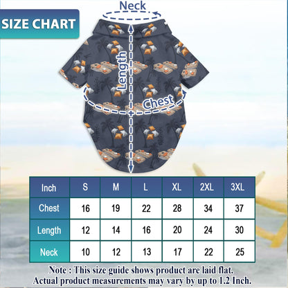 Cornhole Matching Dog Owner Hawaiian Shirts, Funny Pet Aloha Shirt for Beach Vacation - Azhawaiian