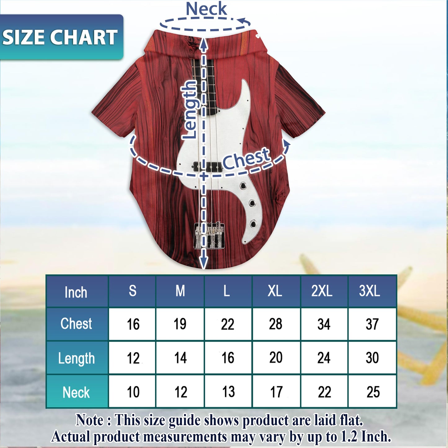 Bass Guitar Matching Dog Owner Hawaiian Shirts, Funny Pet Aloha Shirt for Beach Vacation - Azhawaiian