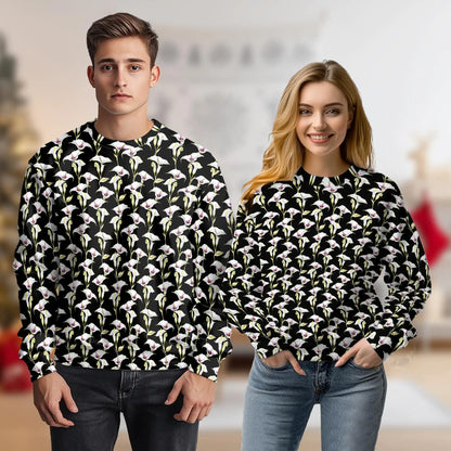 Calla Lily Sweatshirt – Colorful Graphic 3D All Over Print Design
