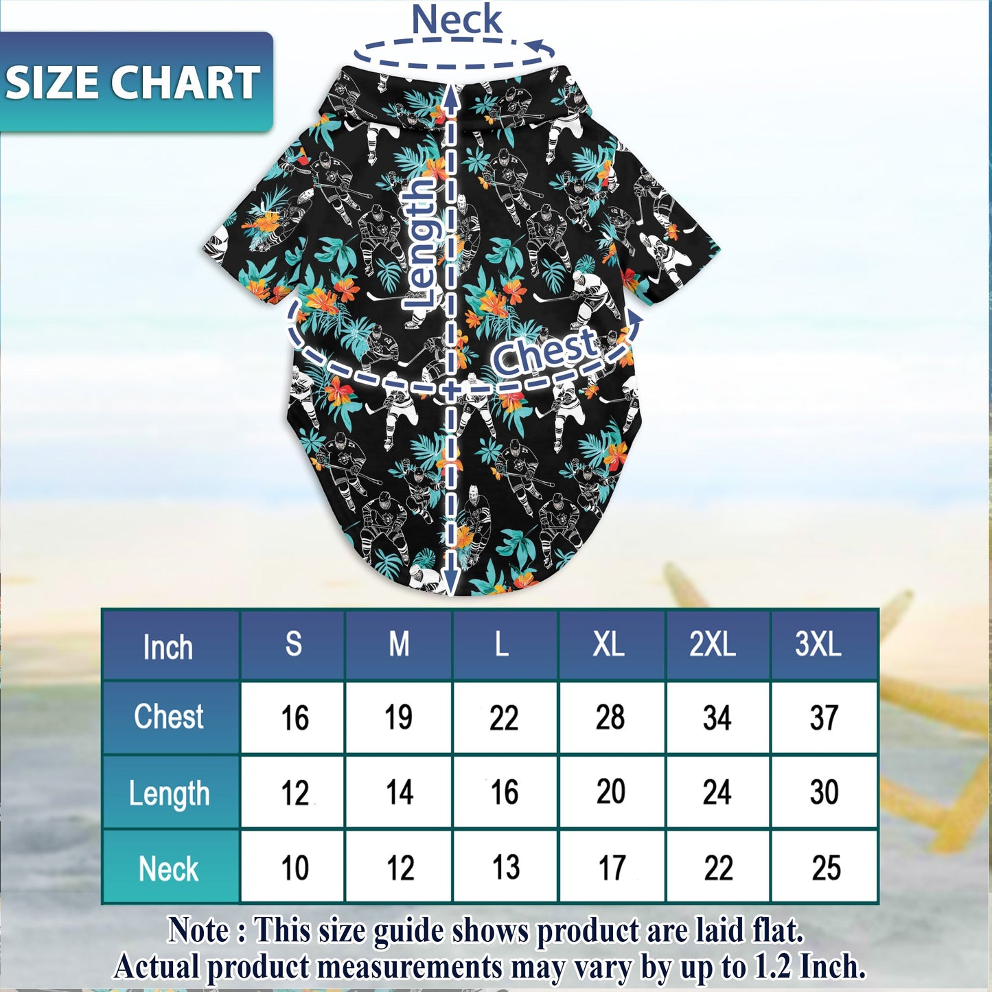 Hockey Matching Dog Owner Hawaiian Shirts, Funny Pet Aloha Shirt for Beach Vacation - Azhawaiian
