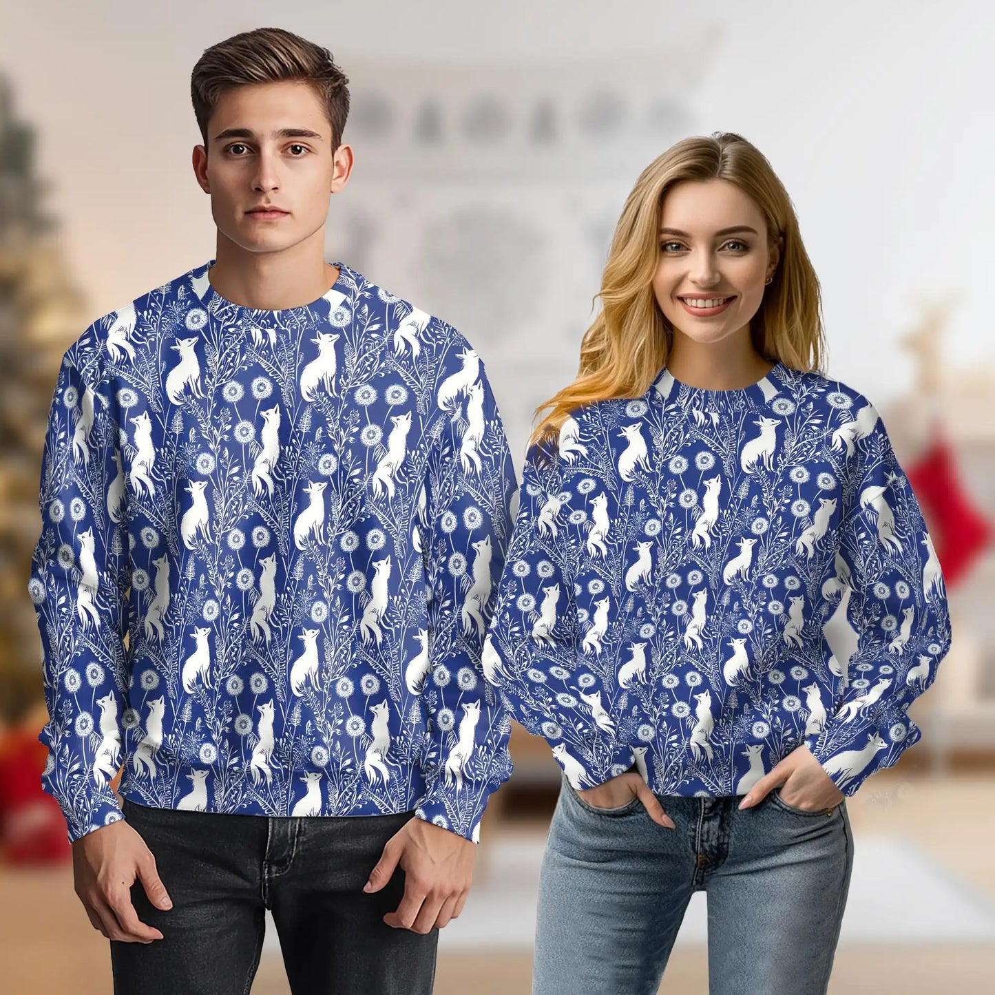 Vintage Fox Sweatshirt – Vintage 3D All Over Print Design