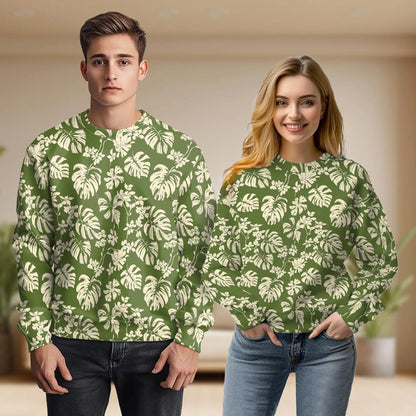 Tiare Garden Sweatshirt – Tropical 3D All Over Print Design