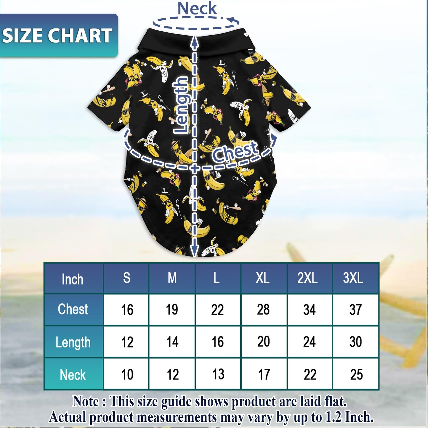 Banana Pattern Matching Dog Owner Hawaiian Shirts, Funny Pet Aloha Shirt for Beach Vacation - Azhawaiian