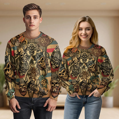 Viking My Rules Sweatshirt – Colorful Graphic 3D All Over Print Design