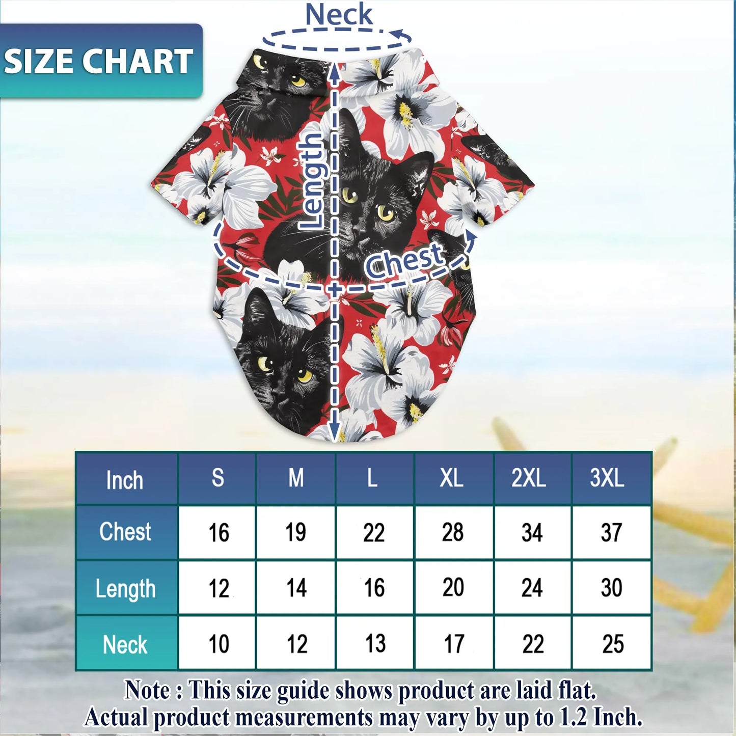 Black Cat Tropical Beach Matching Dog Owner Hawaiian Shirts, Funny Pet Aloha Shirt for Beach Vacation - Azhawaiian