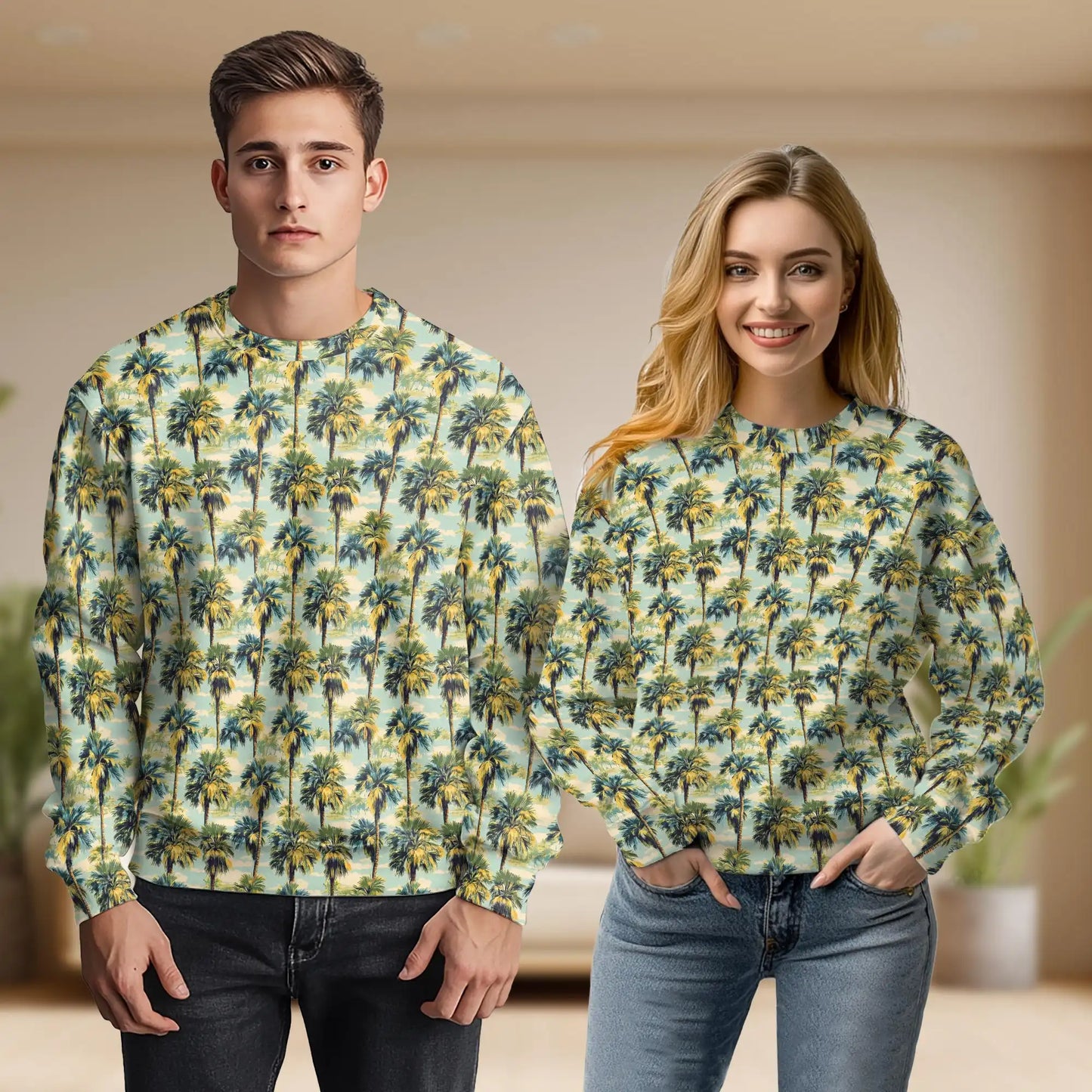 Tropical Sweatshirt – Tropical 3D All Over Print Design