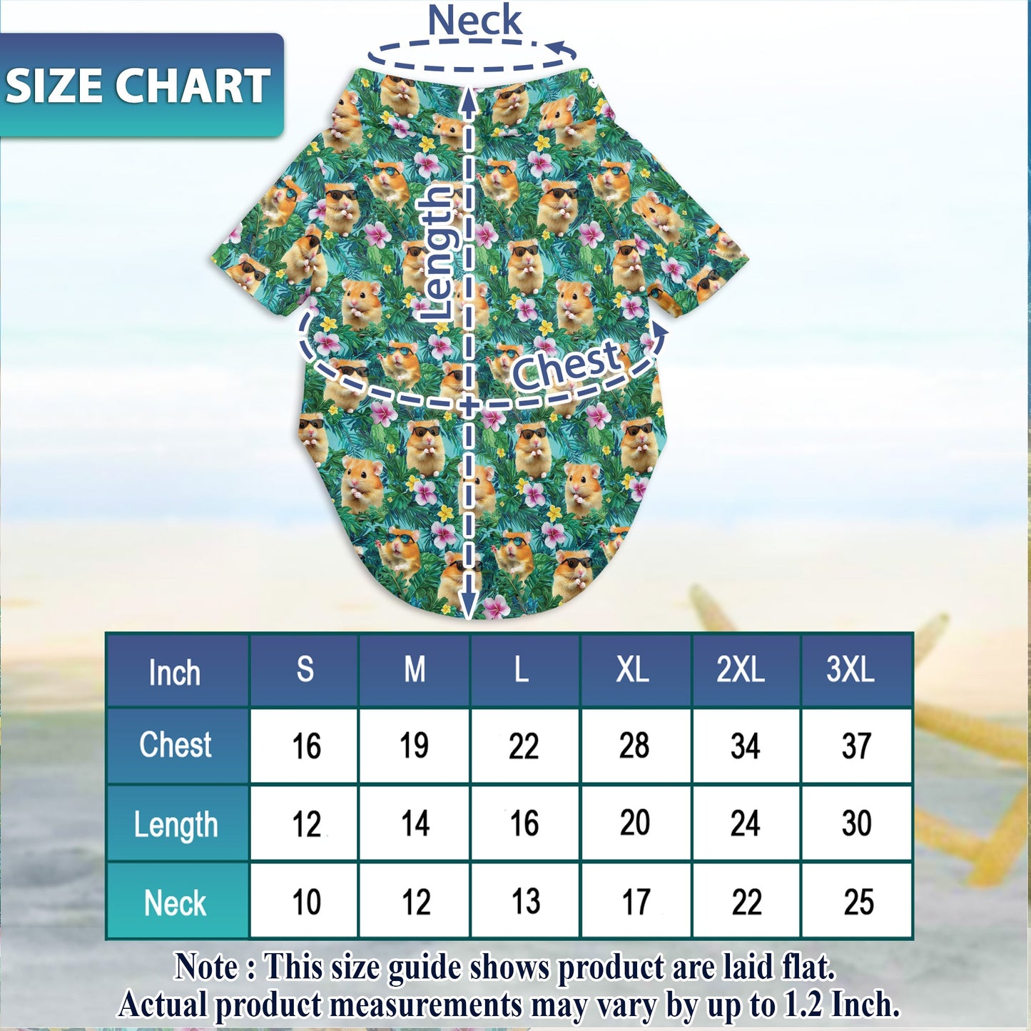 Hamster Tropical Matching Dog Owner Hawaiian Shirts, Funny Pet Aloha Shirt for Beach Vacation - Azhawaiian