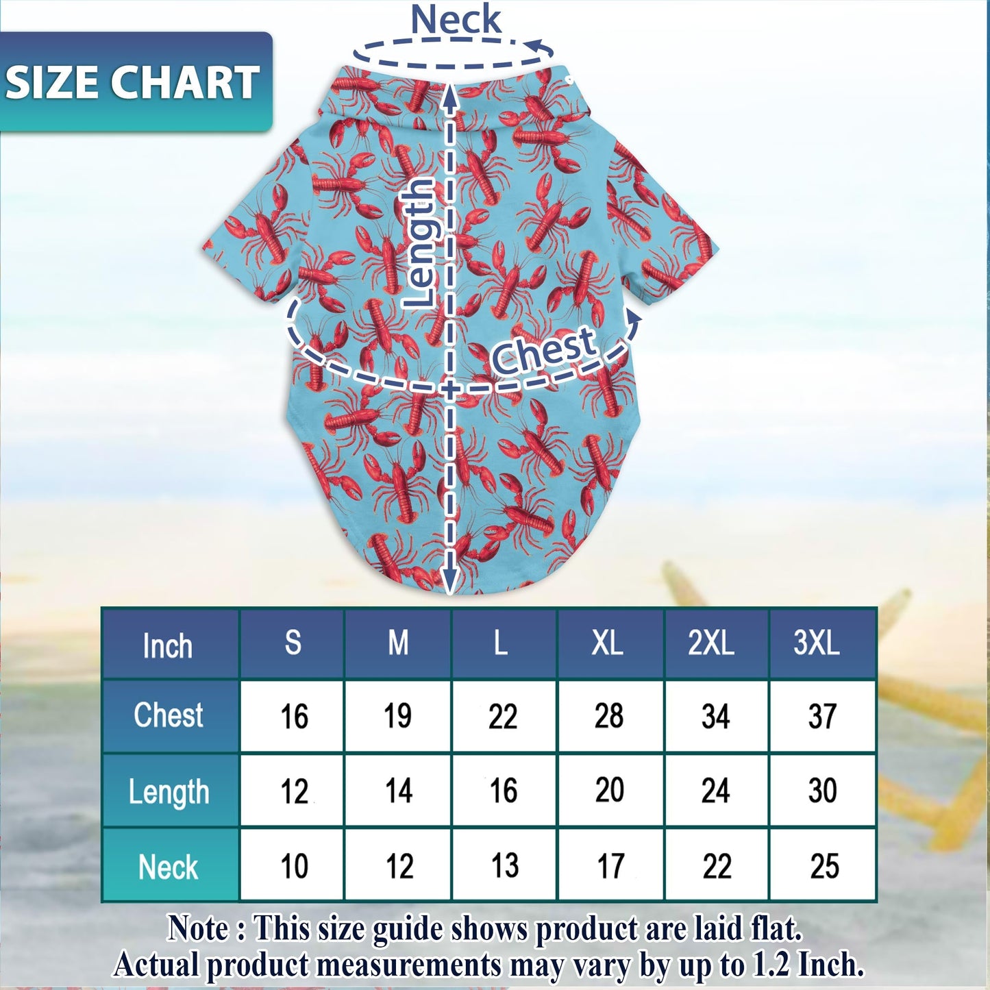 Red Lobster Matching Dog Owner Hawaiian Shirts, Funny Pet Aloha Shirt for Beach Vacation - Azhawaiian